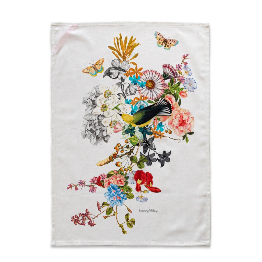 Karklud HappyFriday Floral Branch Multifarvet 70 x 50 cm (2 enheder) #6