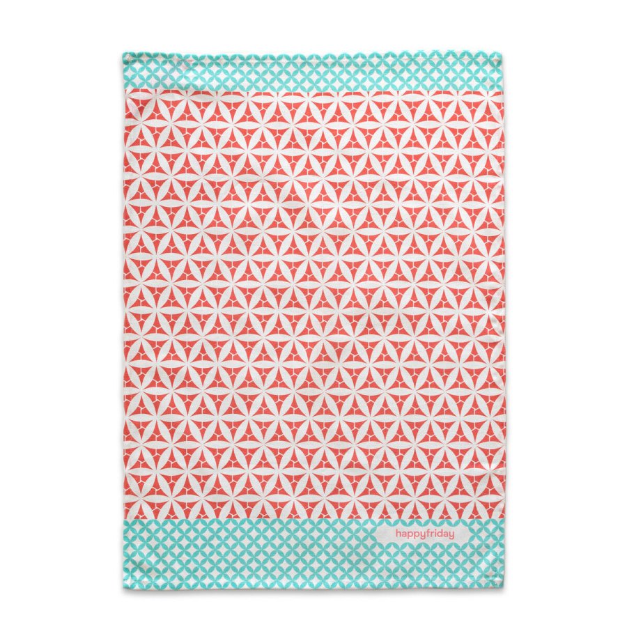 Karklud HappyFriday Floral Branch Multifarvet 70 x 50 cm (2 enheder) #11