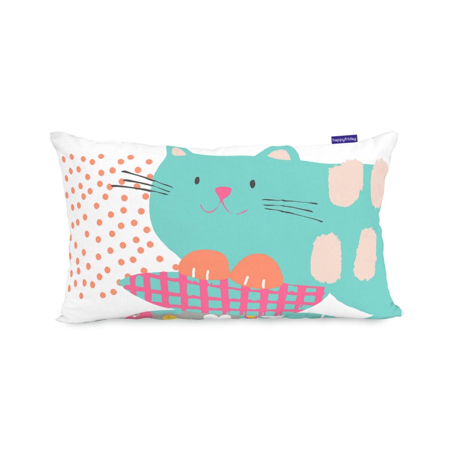 Pudebetrk HappyFriday Moshi Moshi Cat & Mouse Multifarvet 50 x 30 cm #1