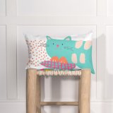 Pudebetrk HappyFriday Moshi Moshi Cat & Mouse Multifarvet 50 x 30 cm #4