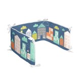 Barnesengbeskytter HappyFriday Moshi Moshi Holidays Multifarvet 210 x 40 cm #1