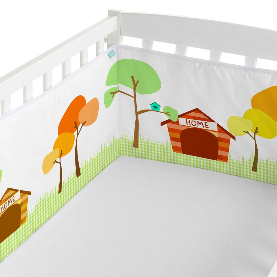 Barnesengbeskytter HappyFriday Mr Fox Dogs Multifarvet 210 x 40 cm #2