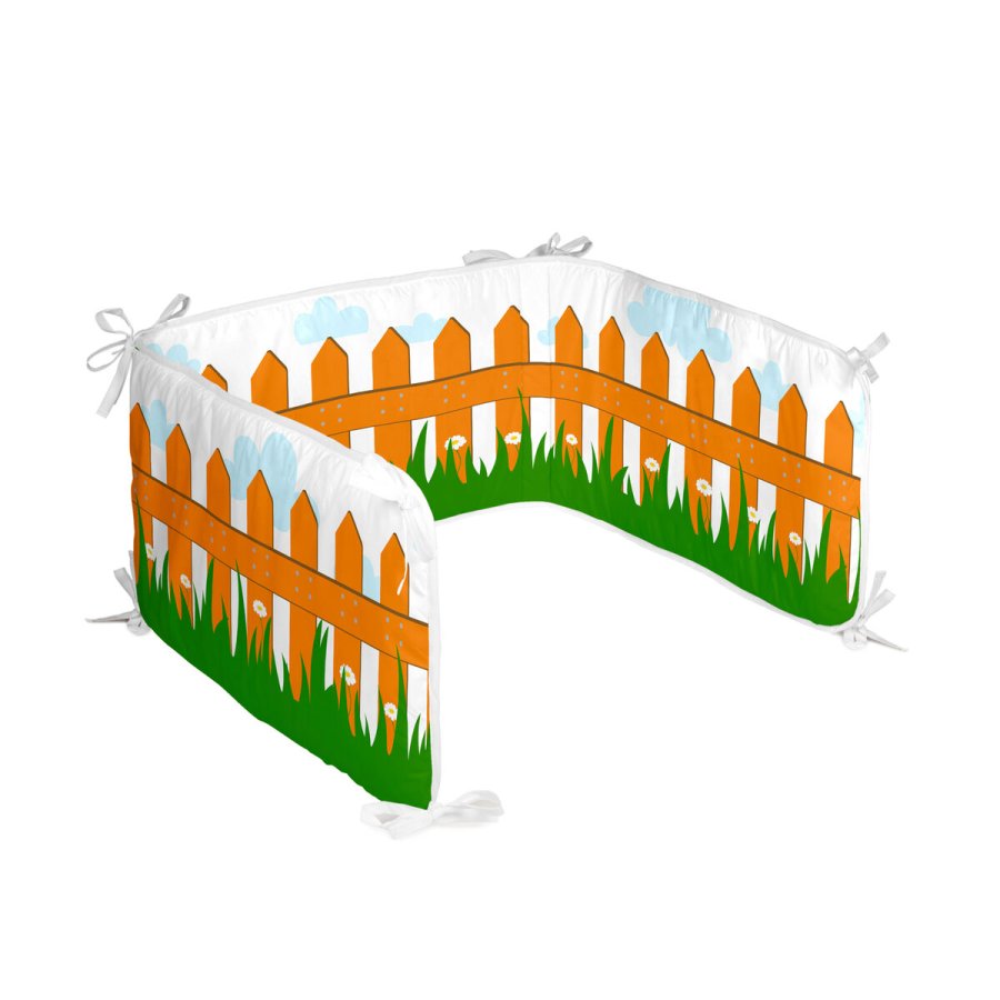 Barnesengbeskytter HappyFriday Mr Fox Piggys Multifarvet 210 x 40 cm #1