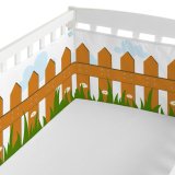 Barnesengbeskytter HappyFriday Mr Fox Piggys Multifarvet 210 x 40 cm #2