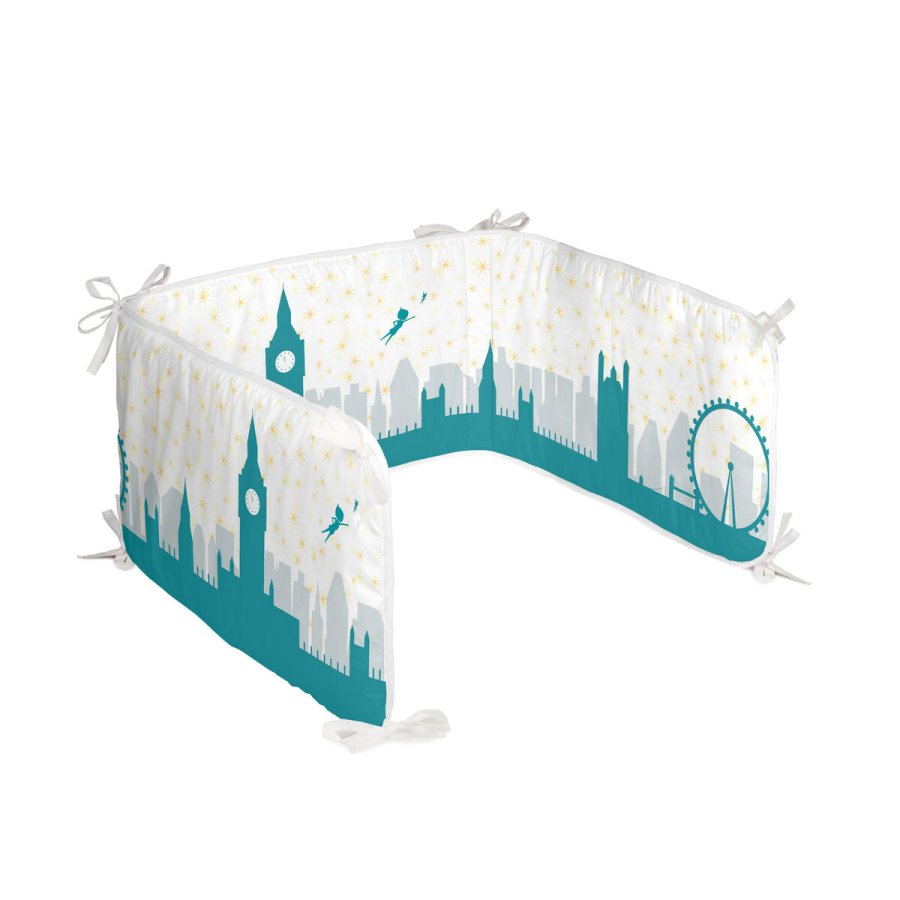 Barnesengbeskytter HappyFriday Mr Fox Flying boy Multifarvet 210 x 40 cm #1