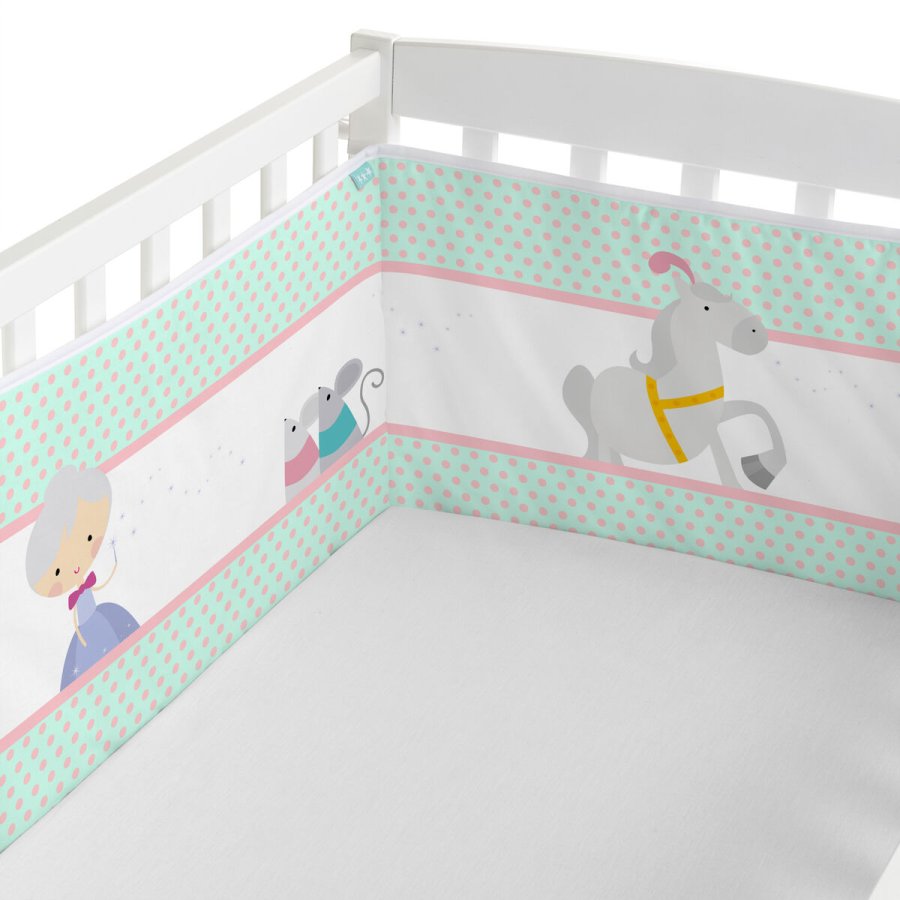 Barnesengbeskytter HappyFriday Mr Fox Pumpkin Multifarvet 210 x 40 cm #2