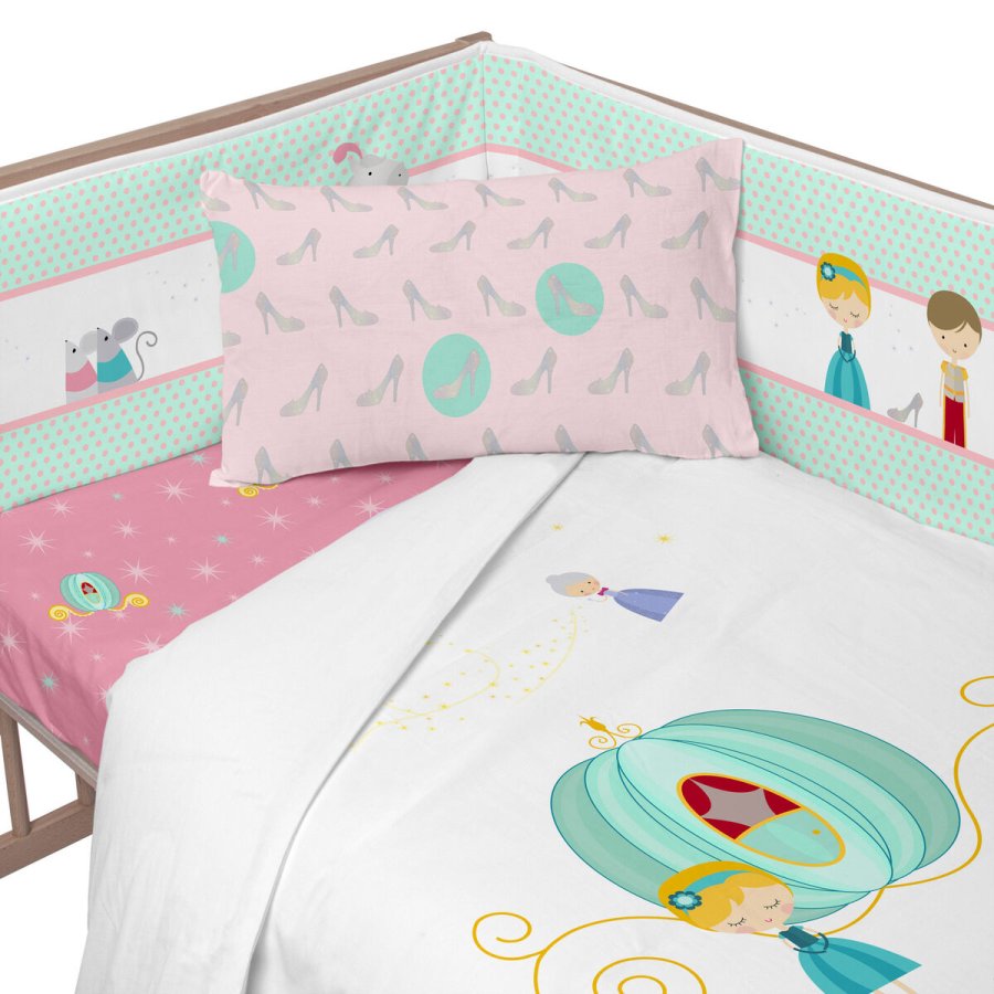 Barnesengbeskytter HappyFriday Mr Fox Pumpkin Multifarvet 210 x 40 cm #3