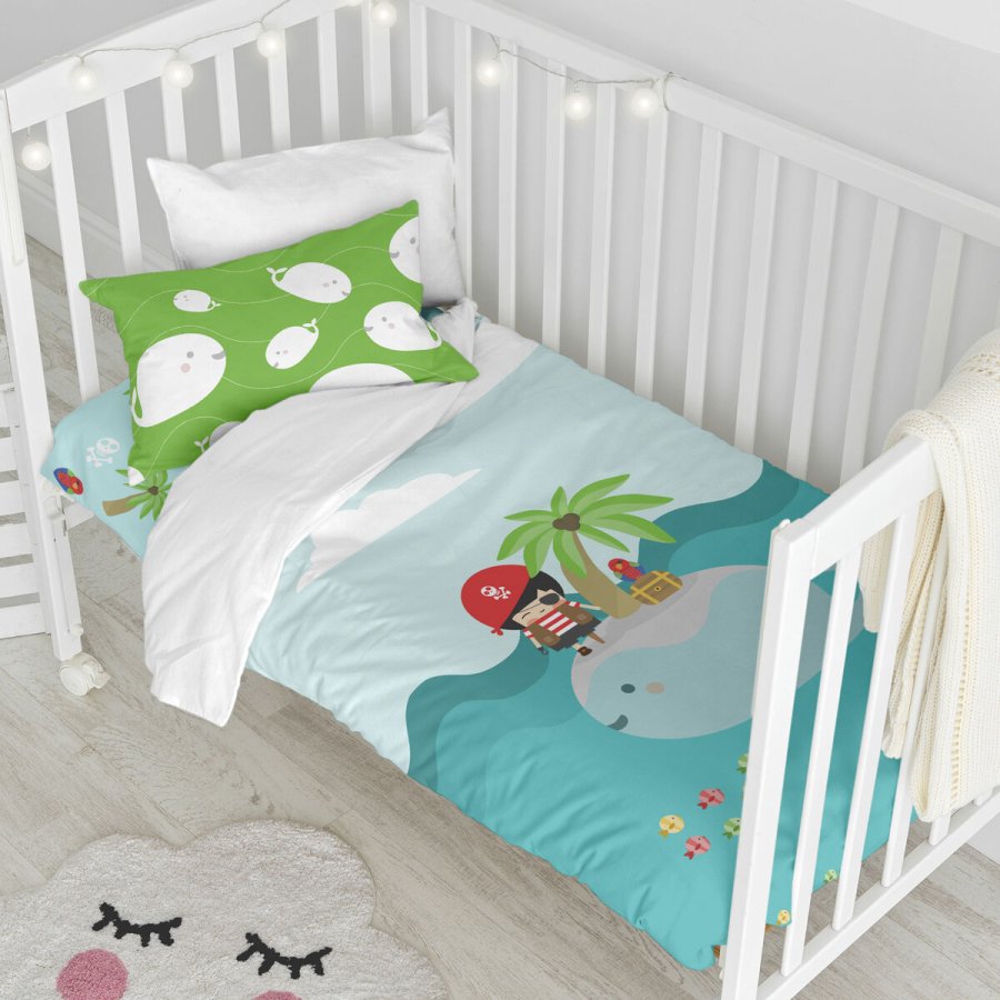 Dynebetrk st HappyFriday Happynois Pirata Multifarvet Vugge til baby 2 Dele #11