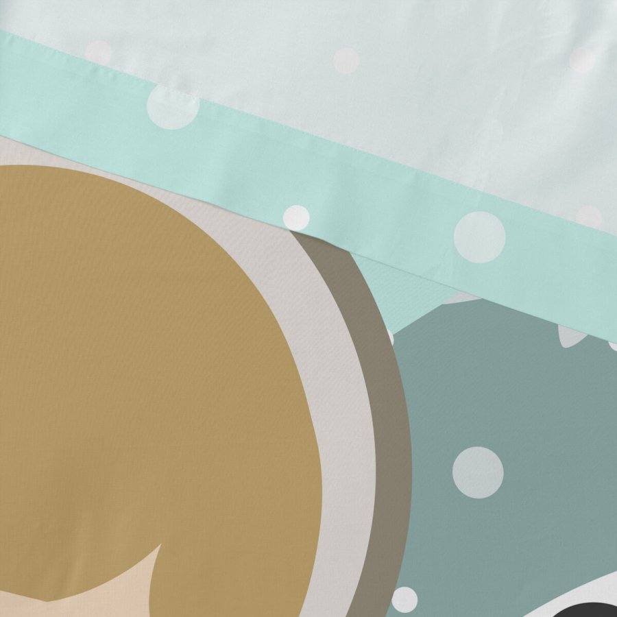 Sengetj st HappyFriday Happynois Skymo Day Multifarvet Vugge til baby 2 Dele #4