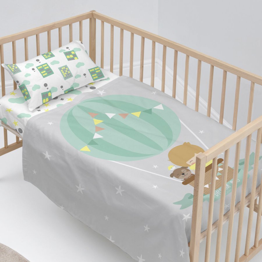 Sengetj st HappyFriday Happynois Air Balloon Multifarvet 2 Dele #3