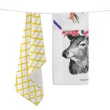 Karklud HappyFriday Reindeer Multifarvet 70 x 50 cm (2 enheder) #21