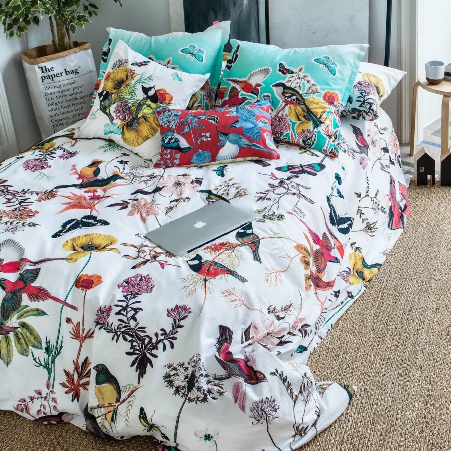 Nordisk cover HappyFriday Birds of paradise Multifarvet 140 x 200 cm #3