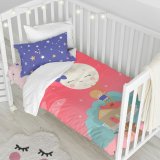 Dynebetrk st HappyFriday Happynois Moon Dream Multifarvet Vugge til baby 2 Dele #11