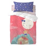 Dynebetrk st HappyFriday Happynois Moon Dream Multifarvet Vugge til baby 2 Dele #1