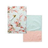 Karklud HappyFriday Chinoiserie Multifarvet 70 x 50 cm (2 enheder) #1
