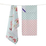 Karklud HappyFriday Chinoiserie Multifarvet 70 x 50 cm (2 enheder) #21