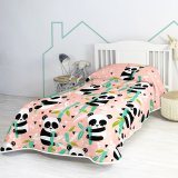 Sengetppe (vattppe) HappyFriday Moshi Moshi Pink 180 x 260 cm Pandabjrn #3