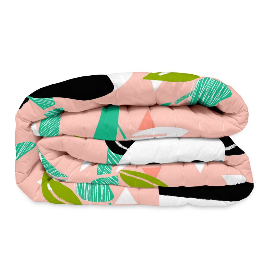 Sengetppe (vattppe) HappyFriday Moshi Moshi Pink 180 x 260 cm Pandabjrn #6