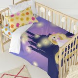 Dynebetrk st HappyFriday Mr Fox Long braid  Multifarvet Vugge til baby 2 Dele #11