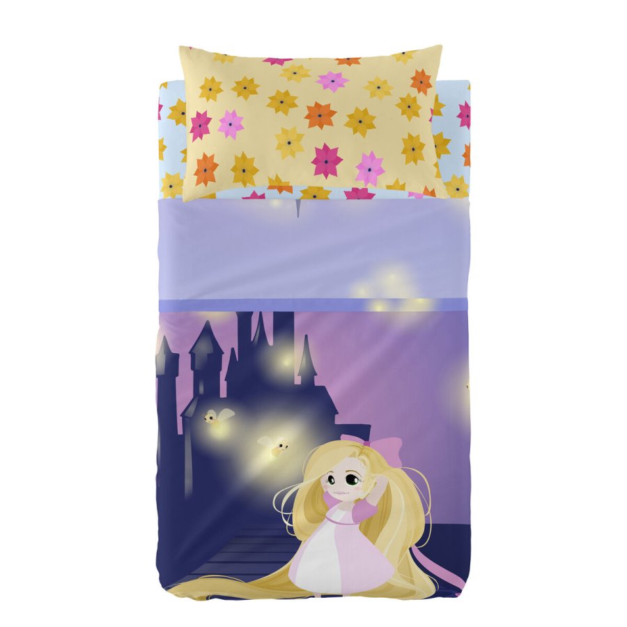 Sengetj st HappyFriday Mr Fox Long Braid Multifarvet Vugge til baby 2 Dele #1