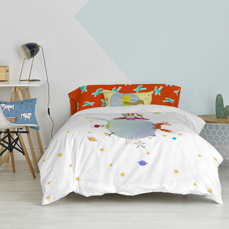 Dynebetrk st HappyFriday Le Petit Prince Multifarvet Seng 80/90 2 Dele #11