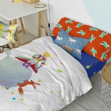 Dynebetrk st HappyFriday Le Petit Prince Multifarvet Seng 80/90 2 Dele #16