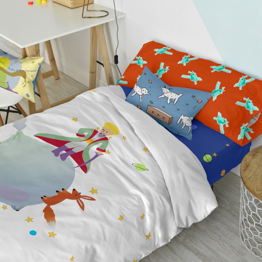 Dynebetrk st HappyFriday Le Petit Prince Multifarvet Seng 80/90 2 Dele #16