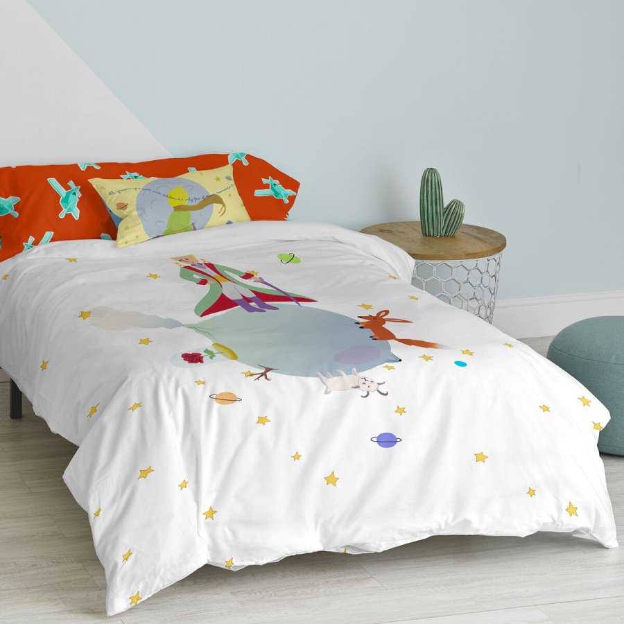 Dynebetrk st HappyFriday Le Petit Prince Multifarvet Seng 80/90 2 Dele #21