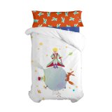 Dynebetrk st HappyFriday Le Petit Prince Multifarvet Seng 80/90 2 Dele #1