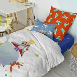 Dynebetrk st HappyFriday Le Petit Prince Multifarvet Seng 80 2 Dele #16