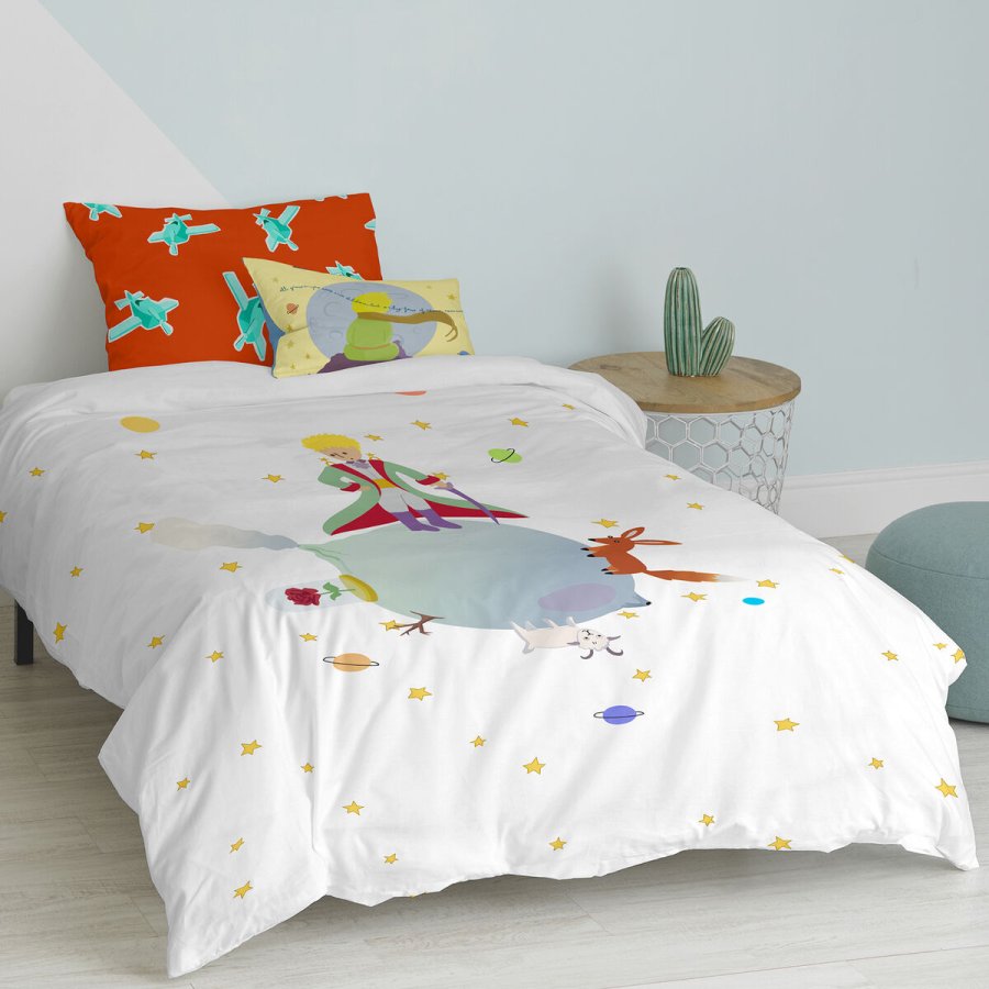 Dynebetrk st HappyFriday Le Petit Prince Multifarvet Seng 80 2 Dele #21
