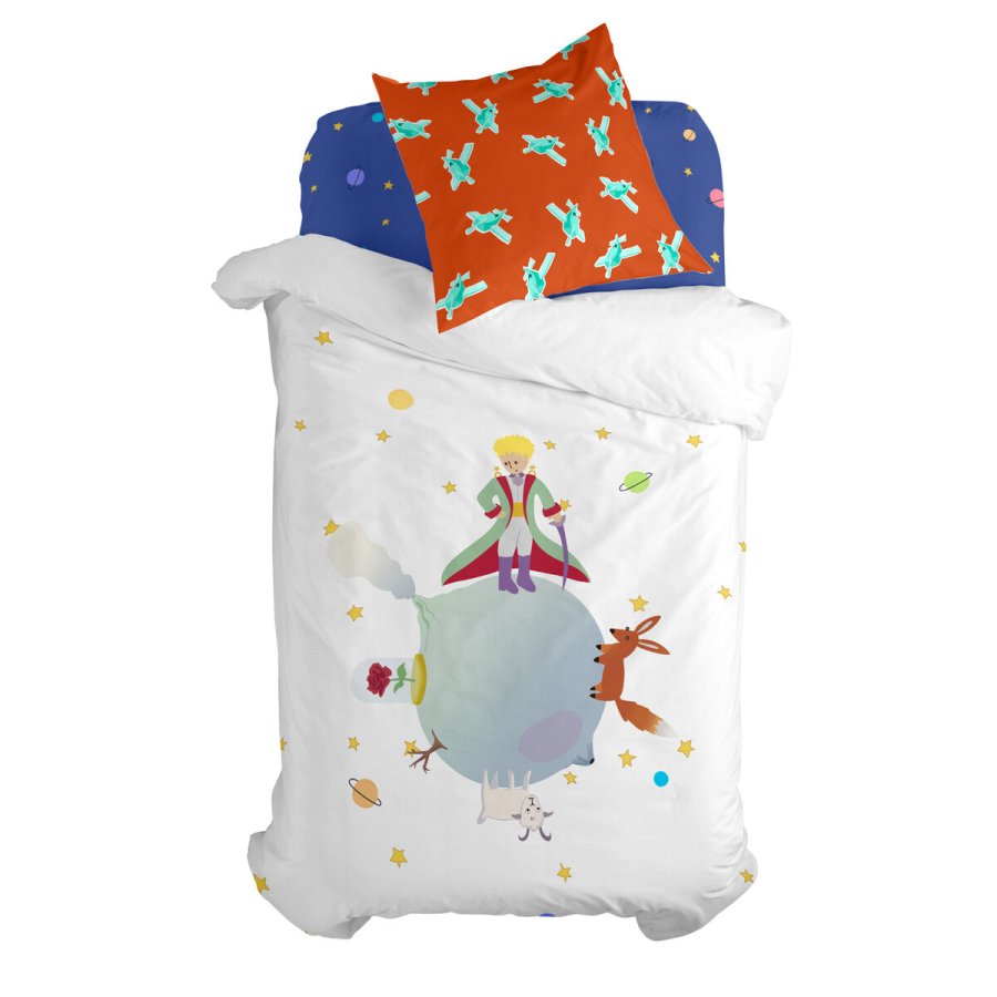 Dynebetrk st HappyFriday Le Petit Prince Multifarvet Seng 80 2 Dele #1