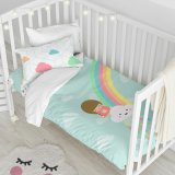 Dynebetrk st HappyFriday Happynois Rainbow Multifarvet Vugge til baby 2 Dele #6