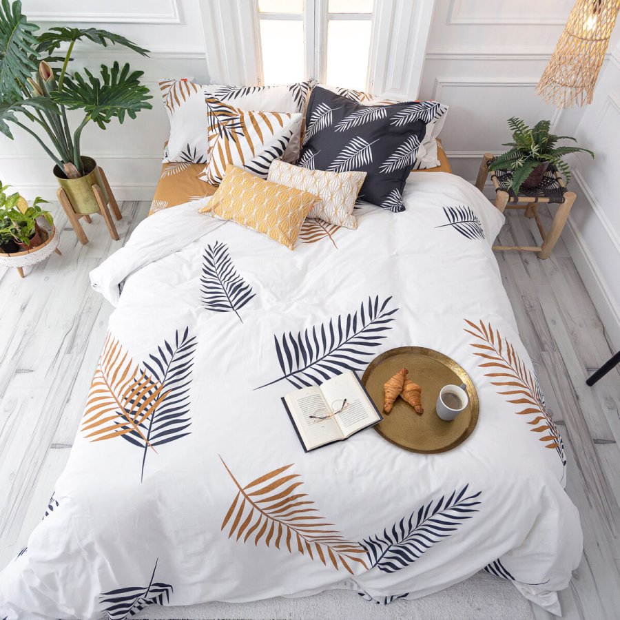 Nordisk cover HappyFriday Blanc Foliage  Multifarvet 140 x 200 cm #3