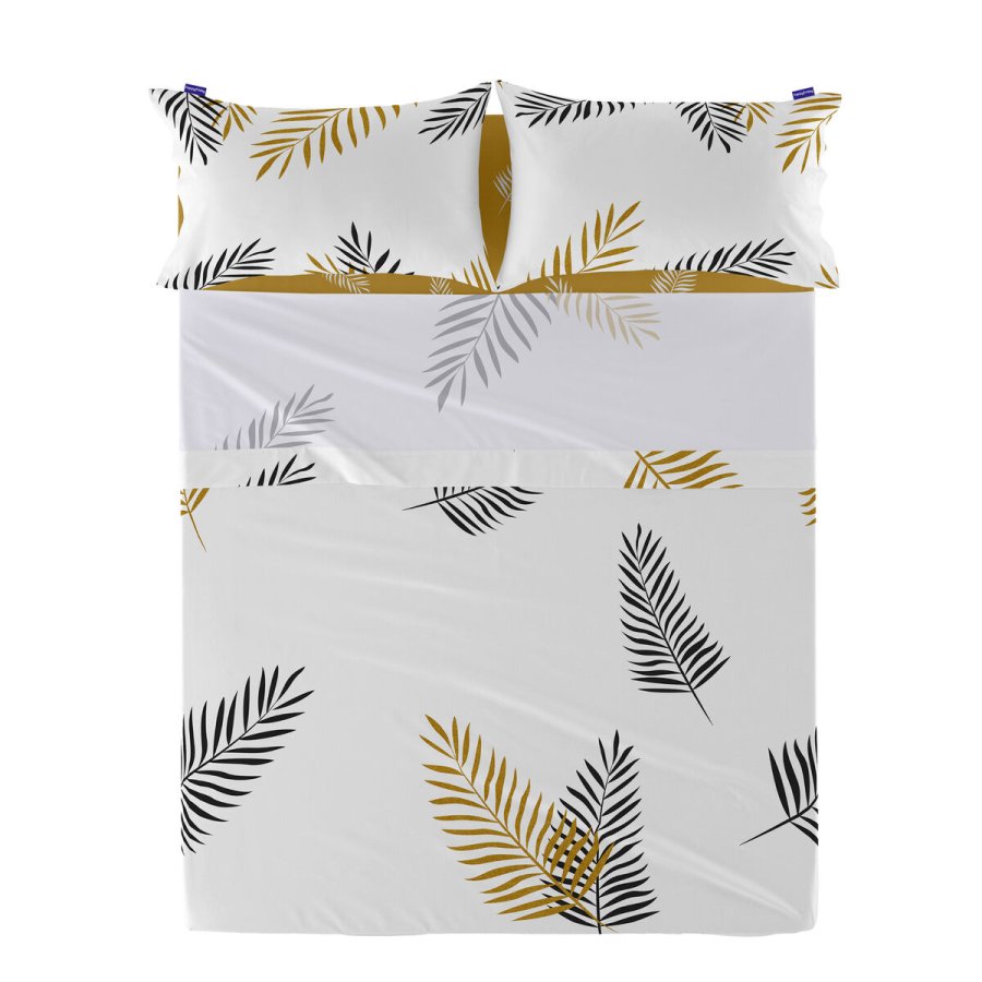 Toplagen HappyFriday Blanc Foliage Multifarvet 260 x 270 cm #1