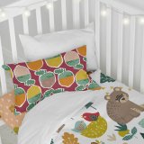 Dynebetrk st HappyFriday Moshi Moshi Harvestwood Multifarvet Vugge til baby 2 Dele #11