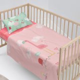 Sengetj st HappyFriday Moshi Moshi Hola Multifarvet Vugge til baby 2 Dele #2