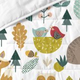 Sengetppe (vattppe) HappyFriday Moshi Moshi Multifarvet 180 x 260 cm Skov #4