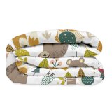 Sengetppe (vattppe) HappyFriday Moshi Moshi Multifarvet 180 x 260 cm Skov #6