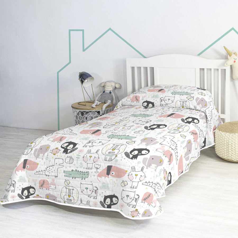 Sengetppe (vattppe) HappyFriday Moshi Moshi Multifarvet 180 x 260 cm dyr #3