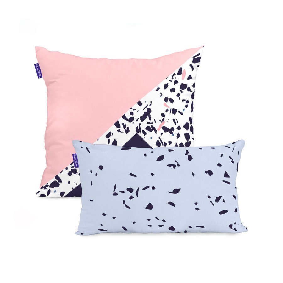 Pudebetrk HappyFriday Blanc Terrazzo  Multifarvet 2 Dele #1