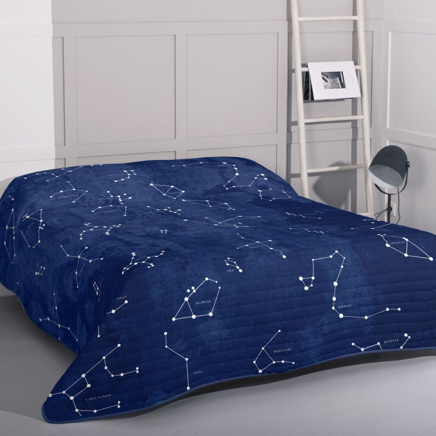 Sengetppe (vattppe) HappyFriday Blanc Cosmos Multifarvet 180 x 260 cm #11