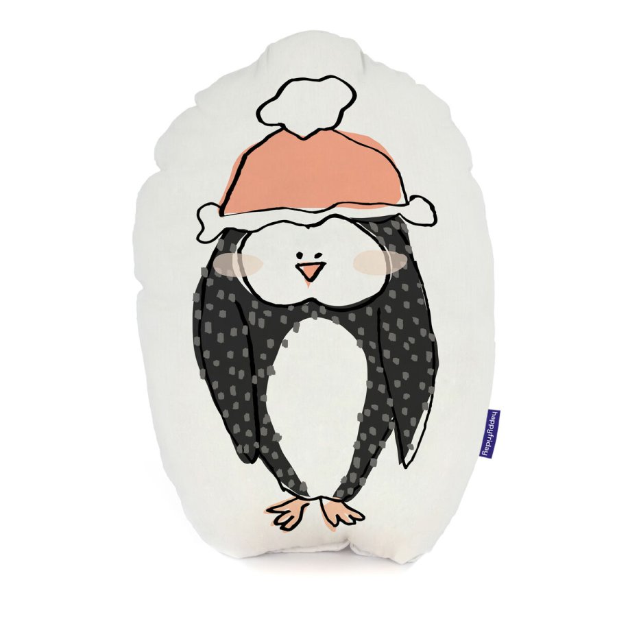 Pude HappyFriday Moshi Moshi Multifarvet Pingvin 40 x 30 cm #1