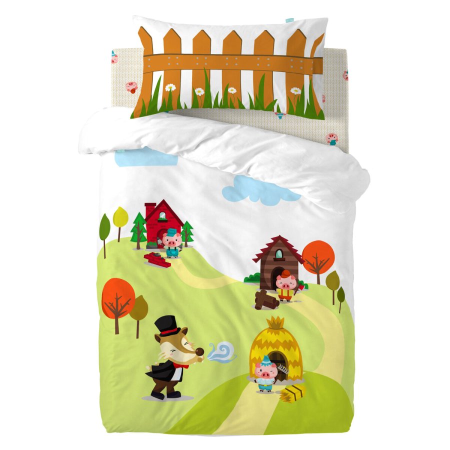 bundplastik HappyFriday MR FOX Multifarvet 60 x 120 x 14 cm Gris #3