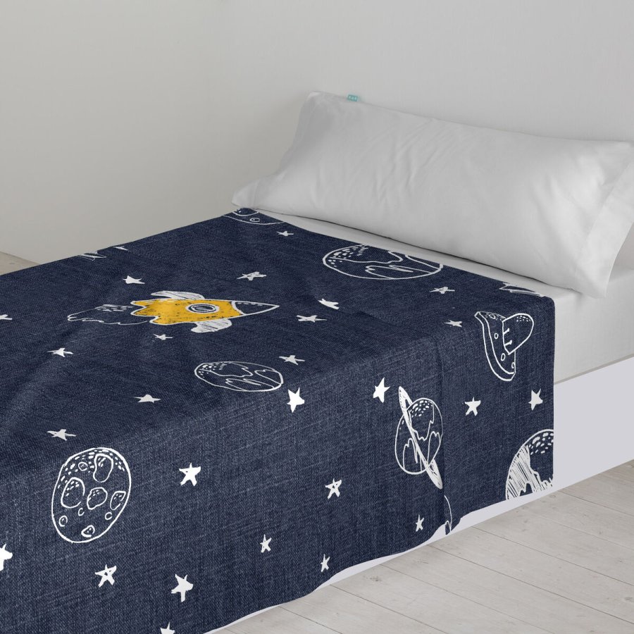 Sengetj st HappyFriday Mr Fox Starspace Multifarvet Seng 80/90 2 Dele #2