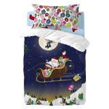 Dynebetrk st HappyFriday XMAS Multifarvet Vugge til baby 2 Dele #1