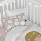 Dynebetrk st HappyFriday Happynois Kitty Multifarvet Vugge til baby 2 Dele #21