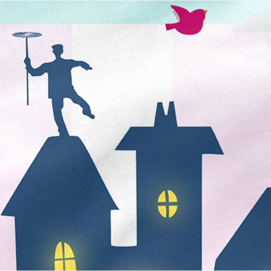 Barnesengbeskytter HappyFriday Mr Fox Nanny Multifarvet 210 x 40 cm #4