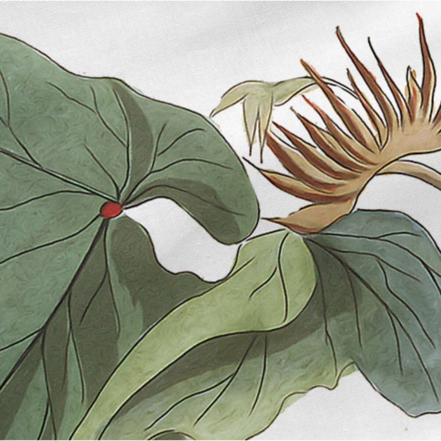 Pudebetrk HappyFriday Blooming Multifarvet 80 x 80 cm #3