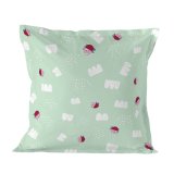Pudebetrk HappyFriday Moshi Moshi Patchword animal Multifarvet 60 x 60 cm #1
